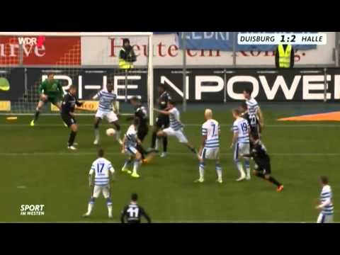 MSV Duisburg vs. Hallescher FC (3.Liga 17.Spieltag 2013/2014)