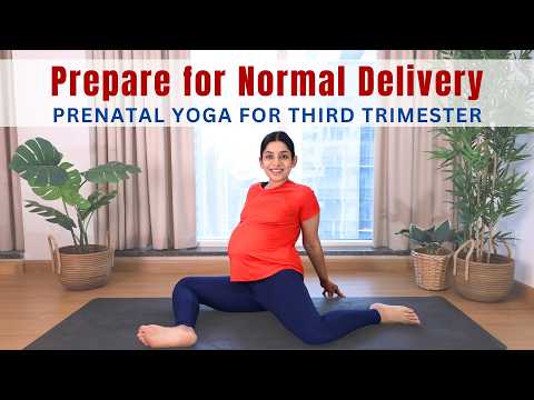 Pregnancy Exercises for Normal Delivery | 20mins Hip Opening Prenatal Yoga for Third Trimester
