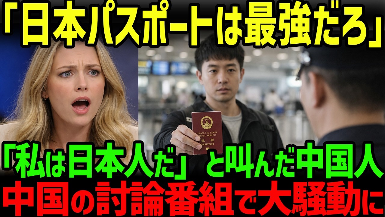 【海外の反応】「私は日本人だぞ！」日本人に成りすます中国人の問題を討論番組で取り上げた結果…