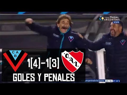 Brown de Adrogué vs Independiente 1(4)-1(3) Copa Argentina 2018 - los goles penales