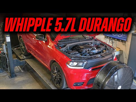 5.7L Whipple Supercharged Dodge Durango on Dyno