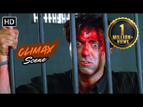 Climax - राणा बच्चा सके तो बचा लेना अपने बच्चे को - Salaakhen - Sunny Deol, Raveena Tandon - Action