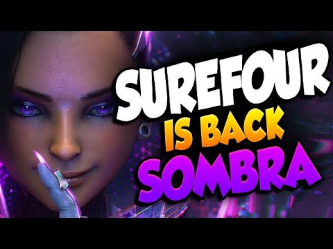 SUREFOUR IS BACK AND PLAYS AS SOMBRA! [ OVERWATCH SEASON 25 TOP 500 ]