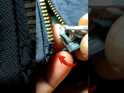 fix the broken zipper on your favorite jacket #shorts #feedshorts #shortvideo