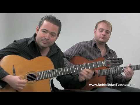 Bossa Dorado   Soloing - Robin Nolan Gypsy jazz guitar lesson