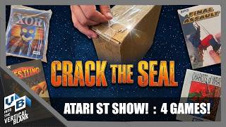 4 Vintage Atari ST Games! Crack The Seal! ST Show XTRA!