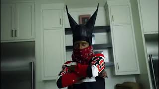 Playboi Carti & DJ Swamp Izzo performing EVILJORDAN in the music video