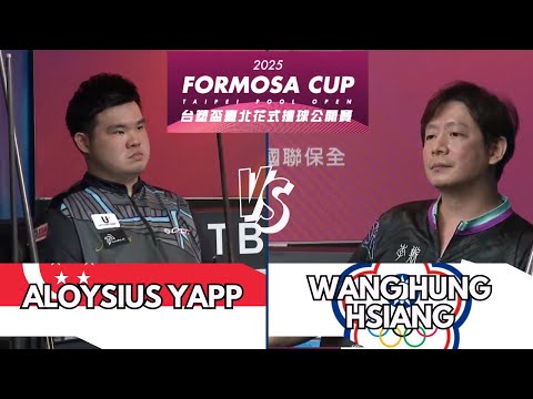 Wang Hung Hsiang vs Aloysius Yapp | SEMIFINAL | 2025 Formosa Cup Taipei Pool Open #highlights #9ball