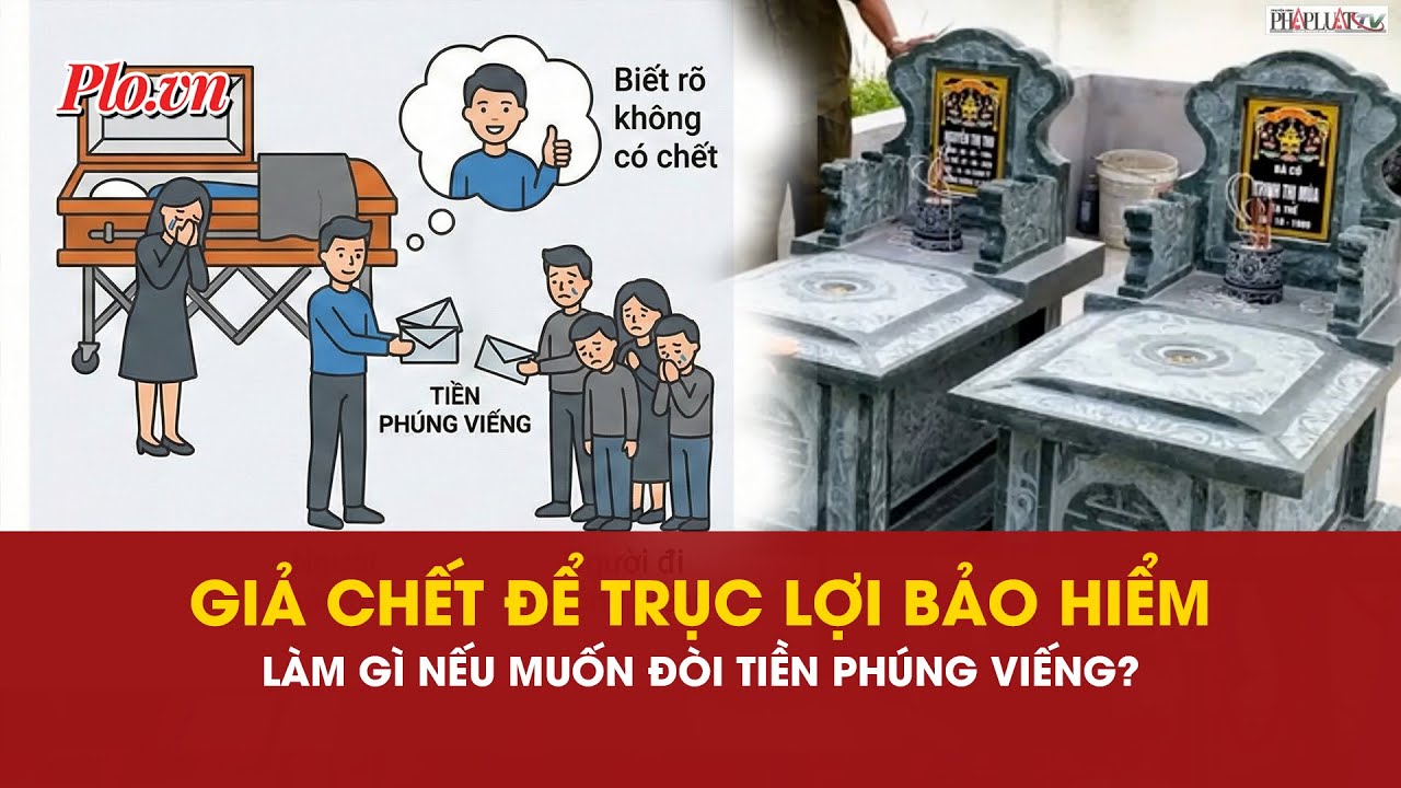Giả chết để trục lợi tiền bảo hiểm: Đòi lại tiền phúng viếng có được không?