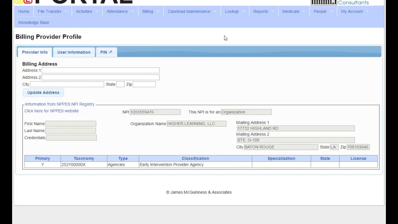 Verifying NPI Registry Profile Information