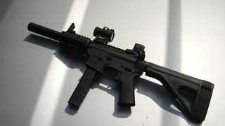 34-  Kaw Valley Precision Mach 3 Fake Suppressor, Actual Comp
