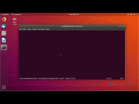 how to install Typesetter CMS 5.1 on Ubuntu 18.04 | LinuxHelp Tutorials
