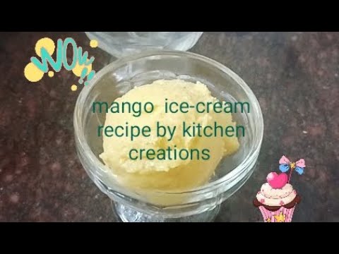 tasty mango ice cream at home  by kitchen creations by afsar@KitchenCreation-kv7nq