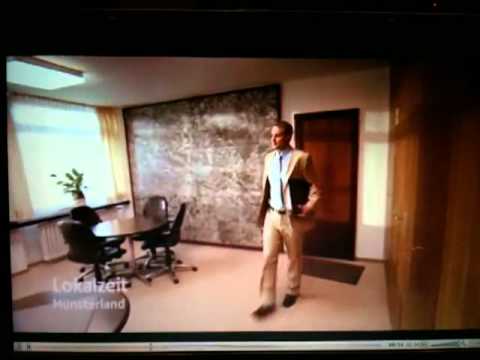 Erster Arbeitstag des Tecklenburger Bürgermeisters Stefan Streit