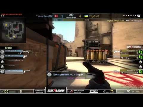 TSM vs FlipSid3 on de_mirage @ Starseries XII (CS:GO TSM vs FS3) Game 1