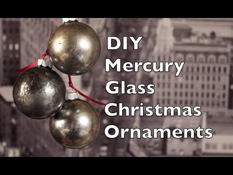 How To Make Christmas Tree Ornaments | DIY Mercury...