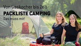 Packliste Camping: Von Gaskocher bis Zelt