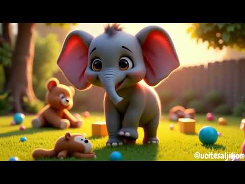 Dečje pesmice sa životinjama | Slonče Ćira #deca #djeca #kidsvideo #disney #decijepesme #animals