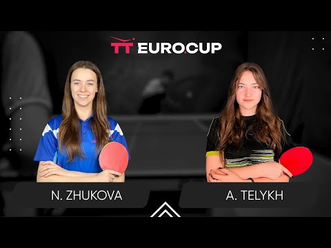 11:10 Nadiia Zhukova - Anastasiia Telykh 04.02.2024 TT Euro.Cup Women Ukraine Master. TABLE 3