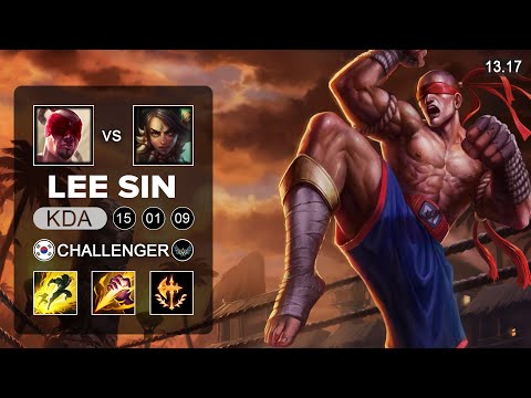Lee Sin vs Nidalee Jungle - KR Challenger - Patch 13.17 Season 13