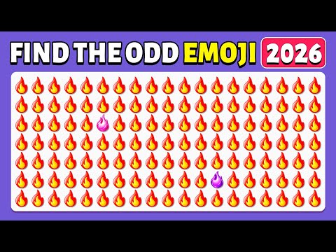 Find the ODD Emoji Out | Extreme Edition 🔥🥳🎉| 60 Ultimate Levels | Emoji Quiz 2026 | Cow Quiz