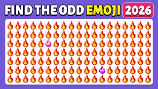 Find the ODD Emoji Out | Extreme Edition 🔥🥳🎉| 60 Ultimate Levels | Emoji Quiz 2026 | Cow Quiz MQDEFAULT Thumbnail