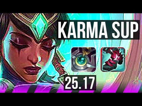 KARMA & Aphelios vs LUX & Sivir (SUP) | 0/0/11 | KR Master | 25.17