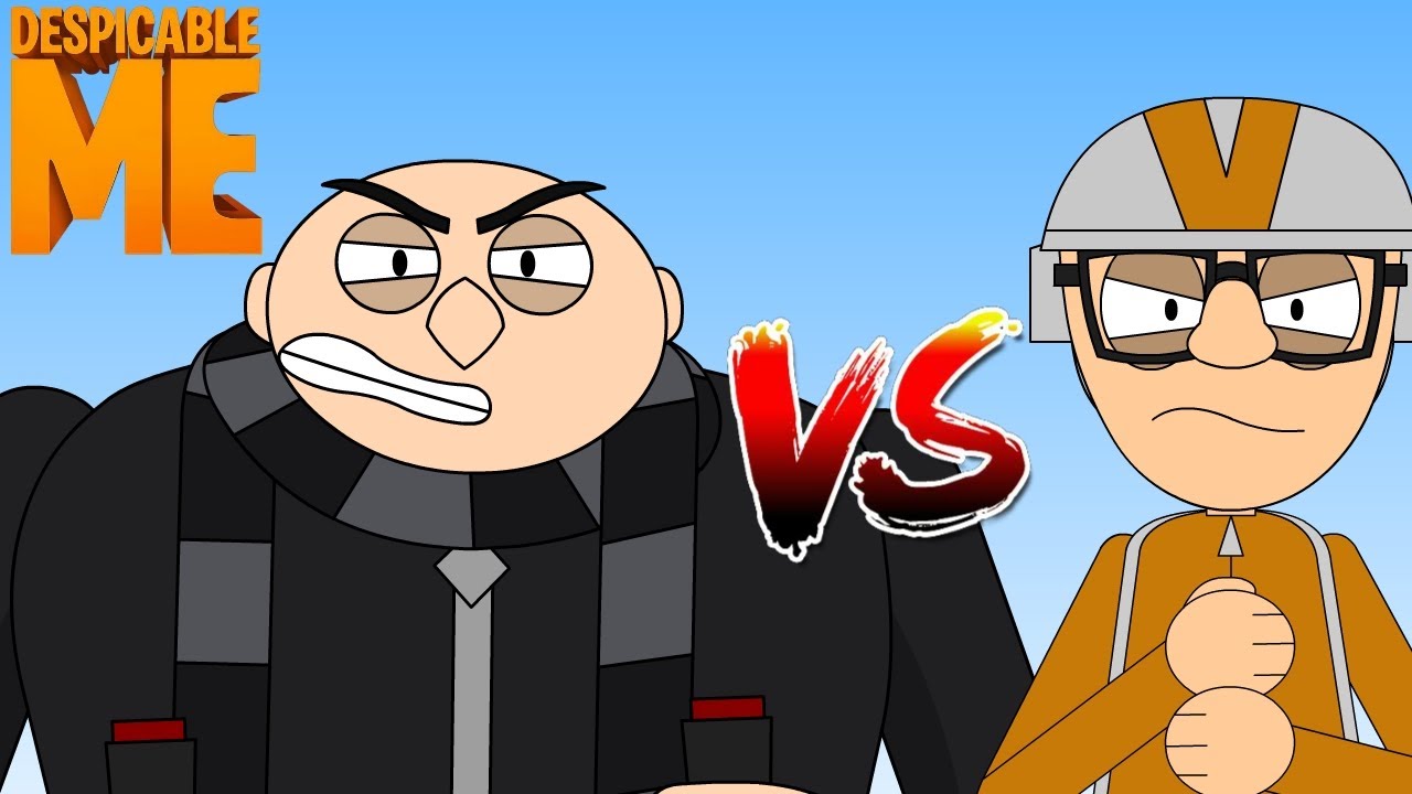 Gru Vs. Vector's Airship Battle (First Fight) | Despicable Me Remake