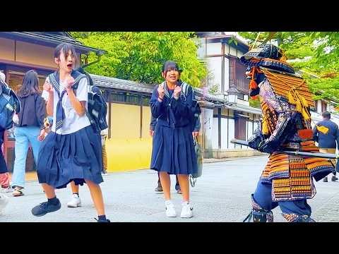 Shocking Samurai Statue Prank 😱 Kyoto Japan Funny Reactions #154