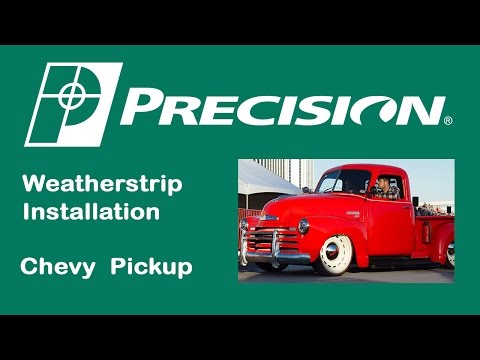 1947-1966 Chevy Truck Rear Window Weatherstrip Installation