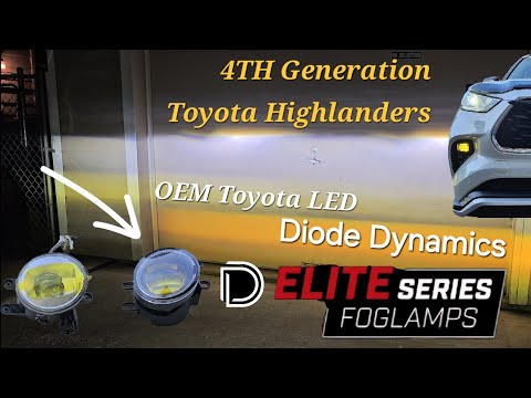 Diode Dynamics Elite Series Fog Light Installation & Review for 2020-2026 Toyota Highlander (3000K)