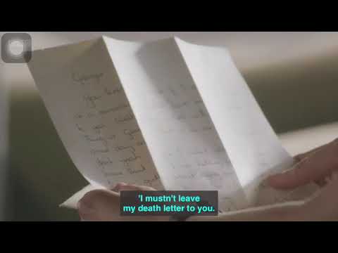 Georgie reading Elvis Death Letter