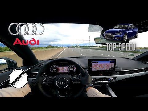 2023 Audi A4 40 TFSI Advanced Quattro | POV | Top Speed | German Autobahn Drive | OpenAutobahn