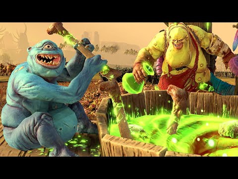 Warhammer: GREENSKINS vs NURGLE