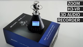 Video thumbnail for Unboxing & Testing ZOOM H3-VR  360° Ambisonic Audio Recorder - Outdoor Test @ZoomSoundLab by Unboxing Plus