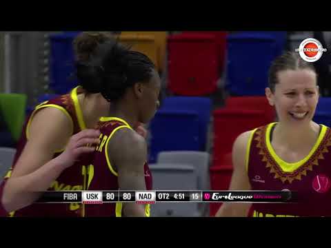 Olga Novikova Full Highlights ZVVZ USK Praha – Nadezhda: 11 pts (5/5 – fg), 2 ast, 1 stl!