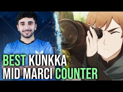 How BEST Kunkka Countered Marci on Mid — Nigma.Attacker