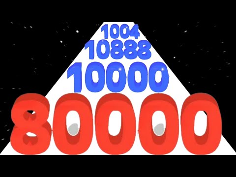 Blob Merge 3D / Number Master, Number Running - Level Up (Max Level) Game