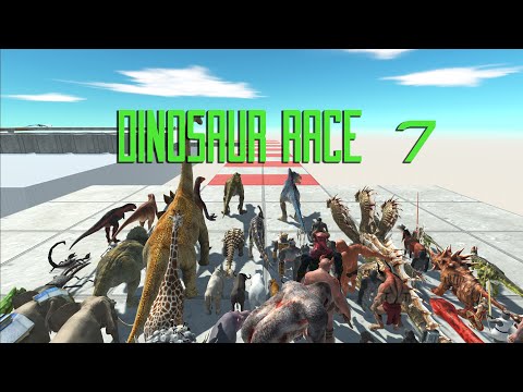 DINOSAUR RACE 7 (all units race) - Animal Revolt Battle Simulator