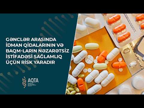 Gənclər arasında qidaların və BAQM-lərin idmana nəzarət etmək üçün risk yaradır