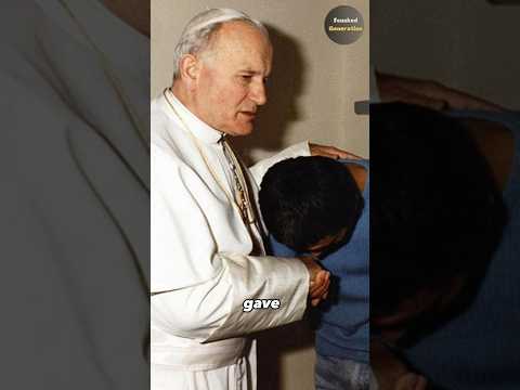 When Pope John Paul II spoke with his Assassinator ✝️🕊️✊ #shorts #pope #assassin