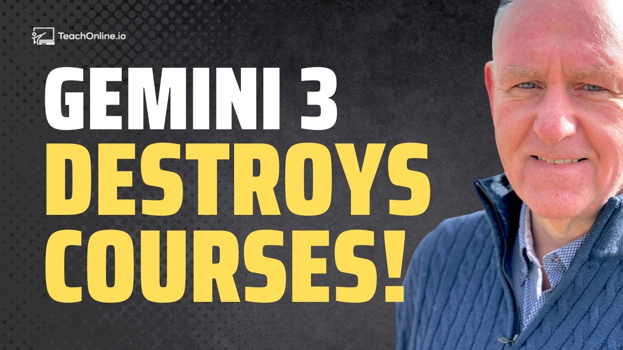 Watch Gemini 3 Replace any course lesson in about a minute