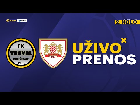 Trayal - Borac 1926 Mozzart Bet Prva liga Srbije 2025/26 2. Kolo