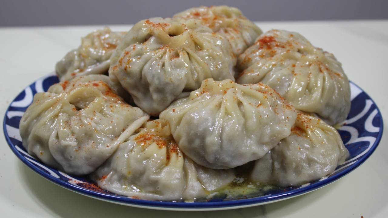 TAJIK MANTY ❤️Perfect Dough for Manti🔸Dumplings 🔸Khinkali❤️JUICY