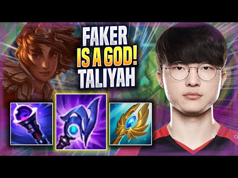 FAKER IS A GOD WITH TALIYAH! - T1 Faker Plays Taliyah MID vs Sylas! | Season 2022