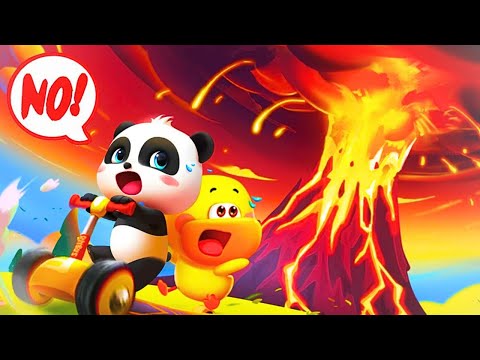 Why Volcanoes Erupt ? Panda's World Of Science #4 |@DajaKidsGames , @awesomekidsgames ,@KidsBabyBus