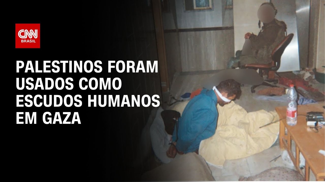 Palestinos foram usados como escudos humanos em Gaza | LIVE CNN