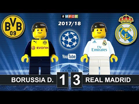 Borussia Dortmund vs Real Madrid 1-3 • Champions League 2018 (26/09/2017) • Goals Highlights Lego