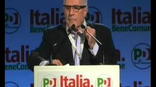 Franco Marini, assemblea nazionale Pd