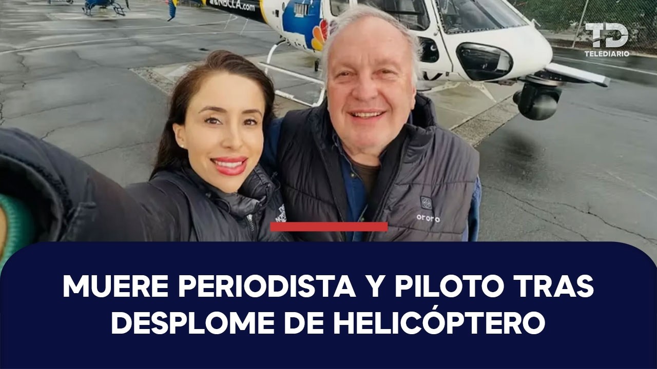 Periodista y piloto mueren tras desplome de helicóptero de NBC 4 y Telemundo 52
